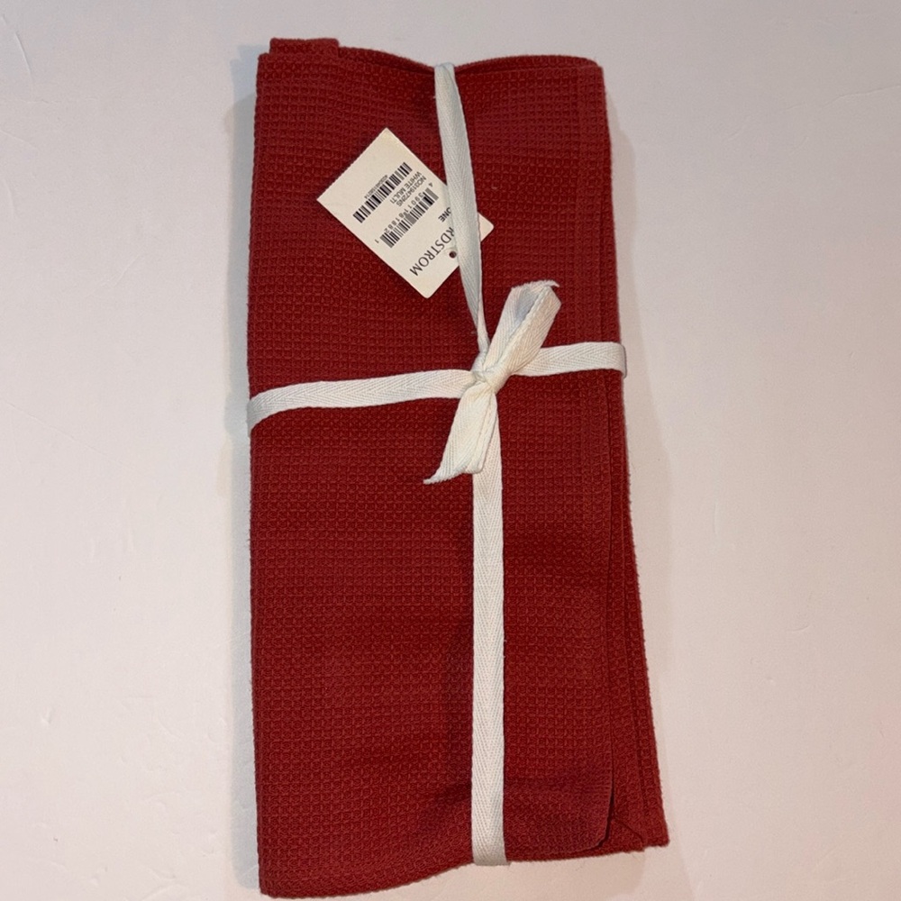 Nordstrom at Home kitchen towel burnt orange